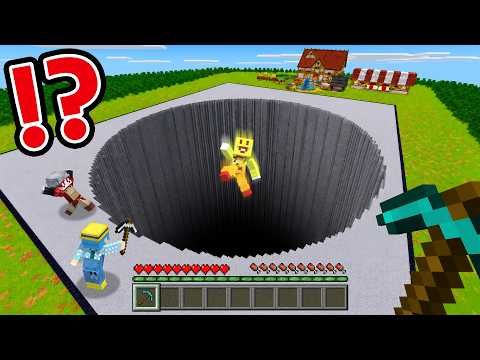 【マイクラ】巨大な穴を掘れ!!【AMPTAKxCOLORS】【アンプタック】